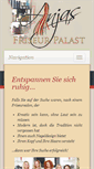 Mobile Screenshot of anjas-friseurpalast.de
